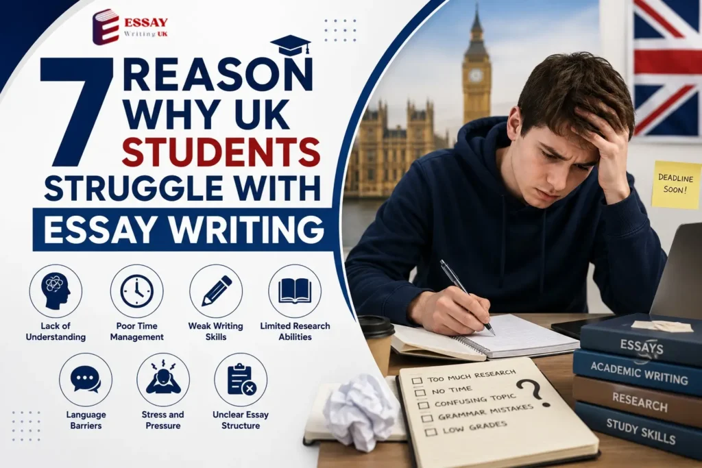7 Reason Why UK Students Struggle with Essay Writing